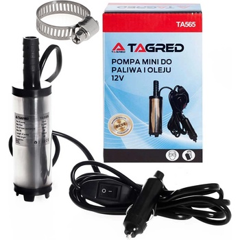 Tagred Помпа за източване на отоплително масло 12 V потопяема помпа mini TA565 (TA565)