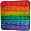 Ostatní společenské hry Push game Antistresová hra čtverec duhový