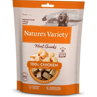 Natures Variety mrazom sušené kúsky pre psov kuracie 50 g