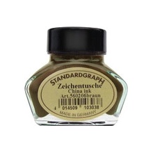 Standardgraph 560206 kaligrafická tuš hnedá 30 ml