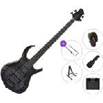 SIRE Marcus Miller M7 Swamp Ash-4 2nd Gen Premium SET Transparent Black Електрическа бас китара