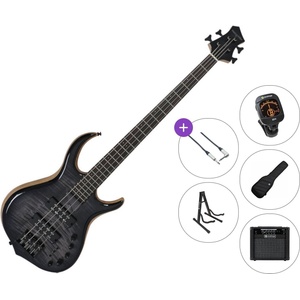 SIRE Marcus Miller M7 Swamp Ash-4 2nd Gen Premium SET Transparent Black Електрическа бас китара