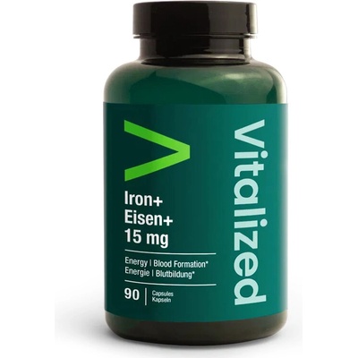 Vitalized Анемия - Желязо + витамин С, В2 и мед Iron+, 90 капсули (297717 (40007) LE)