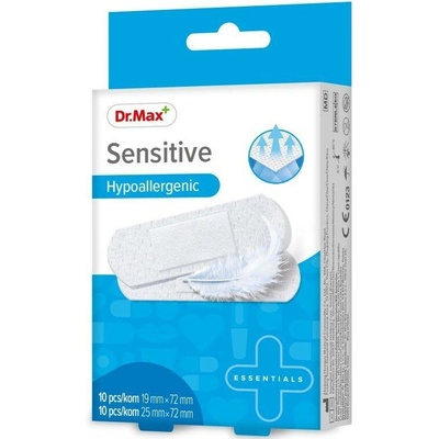 Dr.Max Sensitive Hypoallergenic 2 velikosti náplast 20 ks