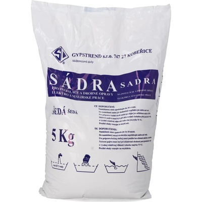 Sádra šedá – 5 kg