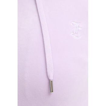 Juicy Couture Суичър с цип и качулка дамски памучен ROBERTSON CLASS (JCAP176)