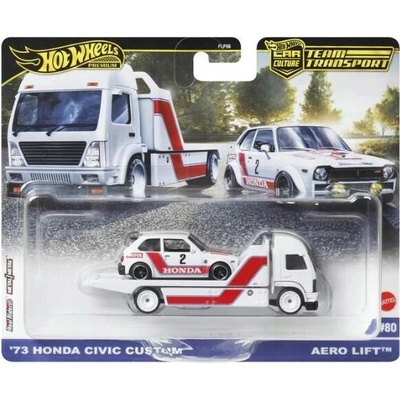 Mattel Hot Wheels Team Transport 73 Honda Civic Custom / Aero Lift JBM36