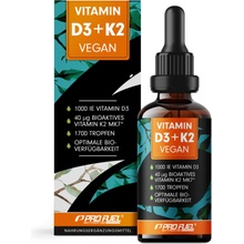 ProFuel Vitamin D3 + K2 vegan kapky 50 ml