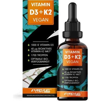 ProFuel Vitamin D3 + K2 vegan kapky 50 ml