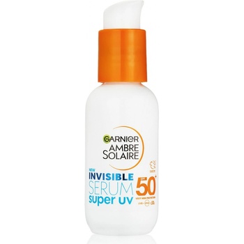 Garnier Ambre Solaire Super UV Invisible Serum SPF50+ opalovací sérum na obličej 30 ml