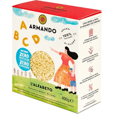 Grano Armando cestovinové písmenka 20 x 400 g
