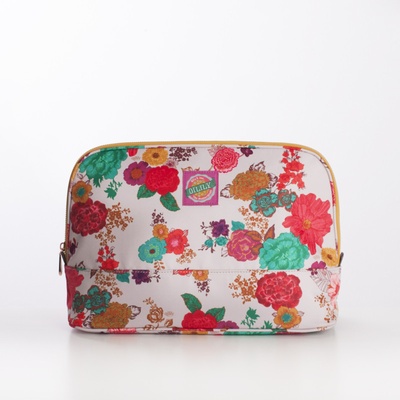 Oilily color splash l cosmetic bag 32 cm winter white