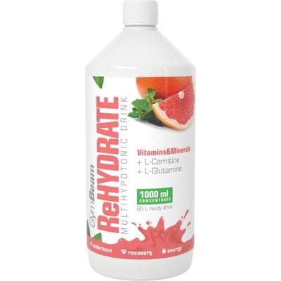 GymBeam ReHydrate Hypotonic Drink | 1000 ml [1000 мл] Розов грейпфрут
