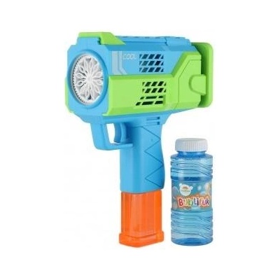 Teddies Пистолет за сапунени мехури с пълнител пластмаса 16см на батерии