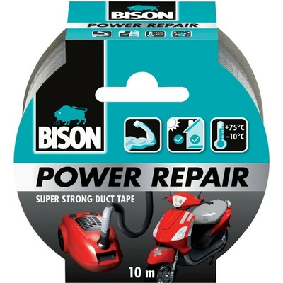 Bison Power Repair Grey Roll Univerzálna lepiaca páska 10 m