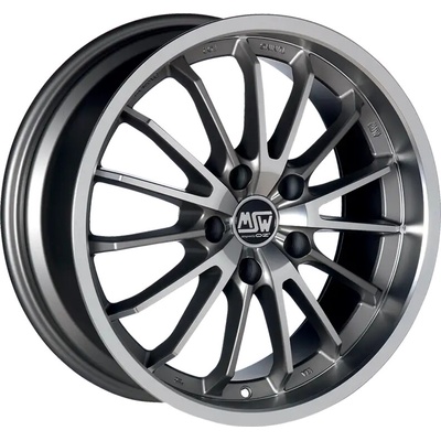 MSW 21 7,5x16 5x112 ET35 matt grey polished