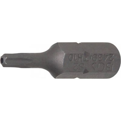 Bit technic 6.3 mm 1/4" uchytenie T Star bezpečnostný s dierou pre Torx T10 BGS 2439