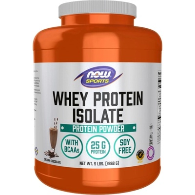 NOW Whey Protein Isolate [2268 грама] Шоколад