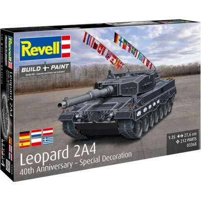 Revell ModelKit tank 03368 Leopard 2A4 Special Decoration 40th Anniversary 1:35