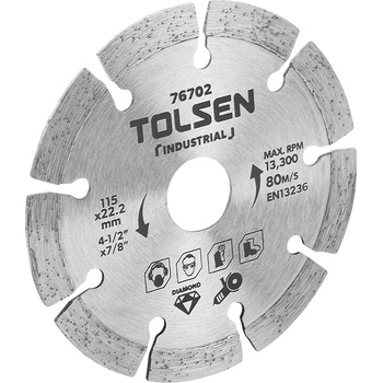 Tolsen Diamantový kotouč segmentový 230 mm 76707