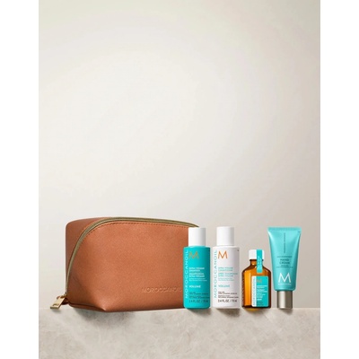 Moroccanoil Volume Travel Set - Šampon 70 ml + kondicionér 70 ml + krém na ruce 40 ml + vlasový olej 25 ml Dárková sada
