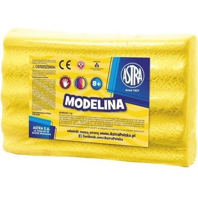 Astra Modelovacia hmota do rúry 1kg Žltá AST2989C