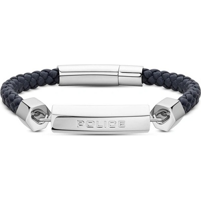 Police štýlový kožený náramok Hardware PEAGB221492 19 cm