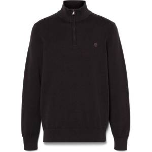 Timberland Мъжки пуловер Timberland Williams River Cotton YD 1/4 Zip Sweater Jumper - Black / Pavement - размер 3XL (017-4094-0116)