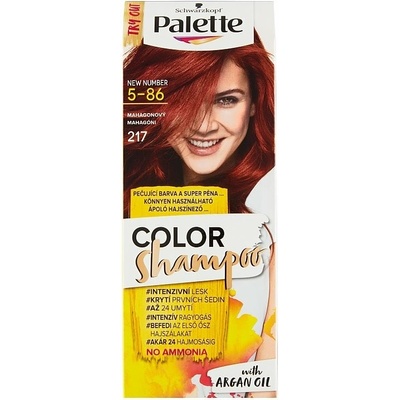 Schwarzkopf Palette Color Shampoo 217 mahagónový