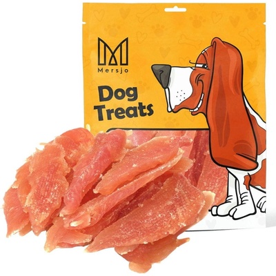 Mersjo Maškrty pochúťky pre psy Mäkké kuracie prsia 500 g
