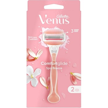 Gillette Venus ComfortGlide Spa Breeze + 2 ks hlavic