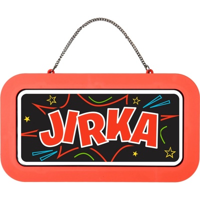 Albi Neonová cedulka se jménem - Jirka NEO