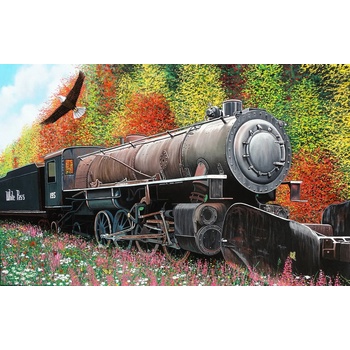 SunsOut - Puzzle Skagway Locomotive - 550 piese