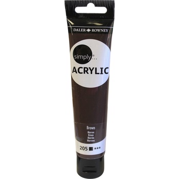 Daler-Rowney Simply АКРИЛНА боя Brown 75 ml 1 бр (126975205)