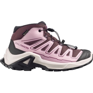 Salomon X Ultra Mid Gtx J Huckleberry-Dawn Pink-Concord Grape Размер на обувките (ЕС): 33 / Цвят: розов