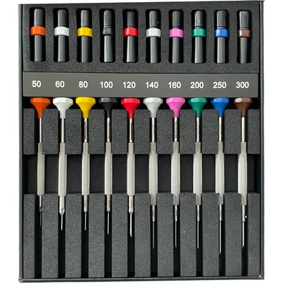 Bergeon Комплект от 10 часовникарски отвертки INOX Bergeon 30081-AC10