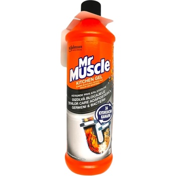 Mr muscle гел за отпушване на кухненски канали, 1000мл