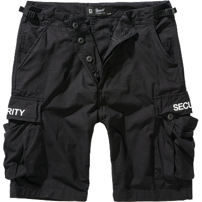 Brandit Мъжки къси панталони в черен цвят Security BDU RipstopBW-9765-2 - Черен, размер 7XL