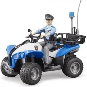 BRUDER 63010 Полицейско ATV с фигурка на полицай (63010)