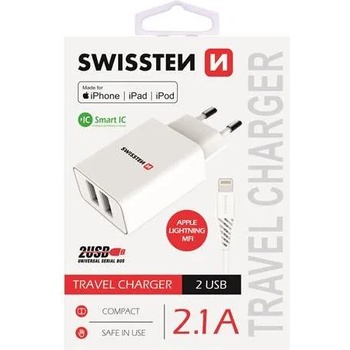 Image 1 of SWISSTEN SMART IC 2.1A White (22055000)