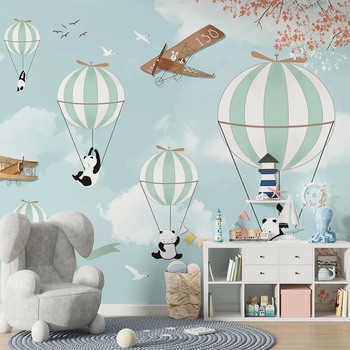 Image 1 of Art Gift Decor Фототапет Летящи панди