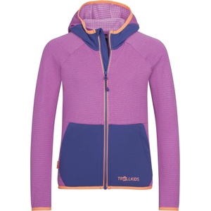 TROLLKIDS Детско поларено яке Trollkids Girl's Holmedal Jacket Fleece jacket - Mallow Pink / Violet Blue - размер 104 (EU) (703-6745-0313)