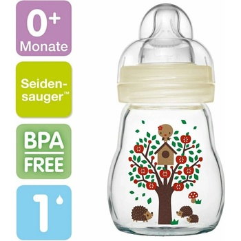 MAM láhev skleněná Feel Good krémová 170ml