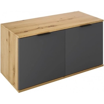 Bogdan Furniture I Шкаф за обувки Mod 4081, Дъб артисан/Графит