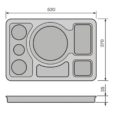 ABNER PODNOS COMBISET SD PLAST ŠEDÁ 28301