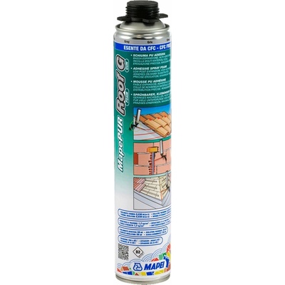 Pu pena Mapei MapePUR Roof Foam sivá 750 ml MAPEPURROOFFOAMG