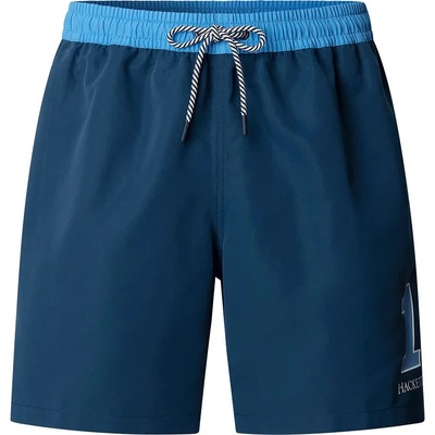 Hackett Бански гащета Hackett Number swimming shorts - Blue (Ink Blue)
