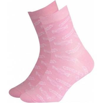 Gatta Cottoline vzorované 234.59N 214.59n Dívčí ponožky pearl pink