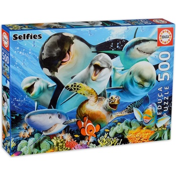 Image 1 of Educa Пъзел Educa от 500 части - Подводно селфи (EDU17647)