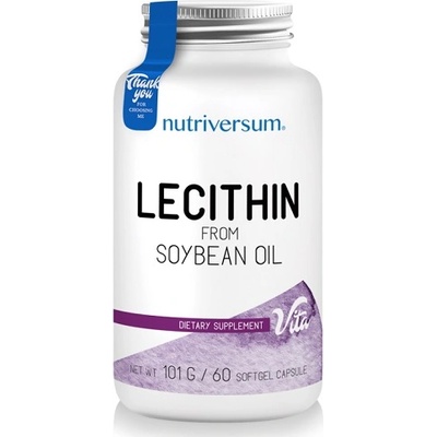 Nutriversum Lecitin, 60 Capsules